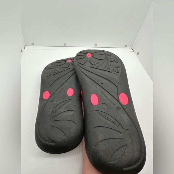 Okabashi Pink Flip Flops Sandals Women’s Size L - Picture 7 of 10